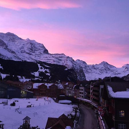 Hotel Schoenegg Wengen Esterno foto
