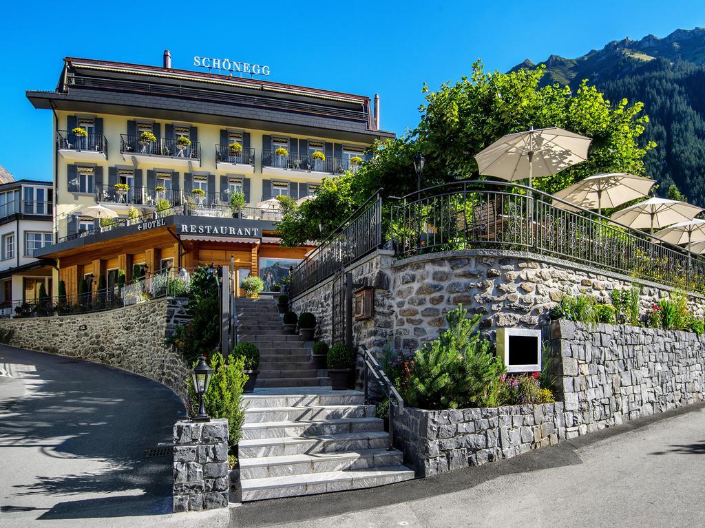 Hotel Schoenegg Wengen Esterno foto
