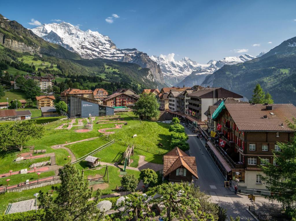 Hotel Schoenegg Wengen Camera foto